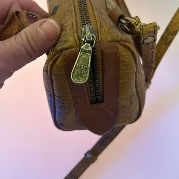 MCM Visetos Crossbody Barrel Bag - Picture 14 of 16